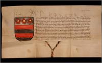 Erbová listina z roku 1453 Erbová listina z roku 1453