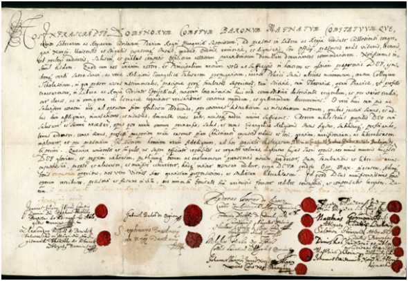 Listina založenia Evanjelického Kolégia v Prešove z roku 1665 Listina založenia Evanjelického Kolégia v Prešove z roku 1665