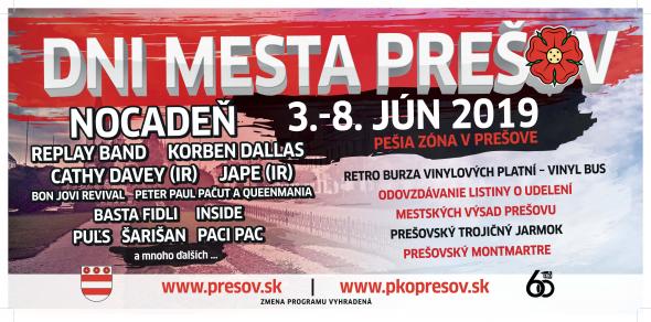 Dni mesta Prešov 2019 Dni mesta Prešov 2019