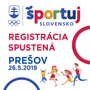 Nasťa Kuzmina, Robo Vittek, Samuel Piasecký a Tomi Kid Kovács podporia v Prešove štart projektu Športuj Slovensko Nasťa Kuzmina, Robo Vittek, Samuel Piasecký a Tomi Kid Kovács podporia v Prešove štart projektu Športuj Slovensko