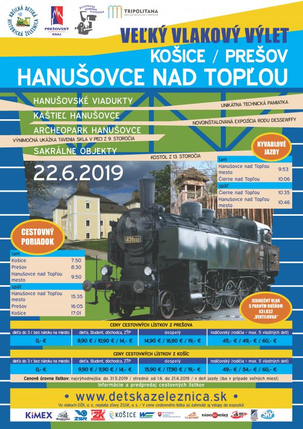 Parným vlakom do Hanušoviec nad Topľou Parným vlakom do Hanušoviec nad Topľou