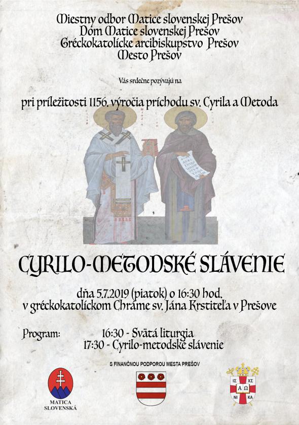 Cyrilometodské slávenie v Prešove Cyrilometodské slávenie v Prešove