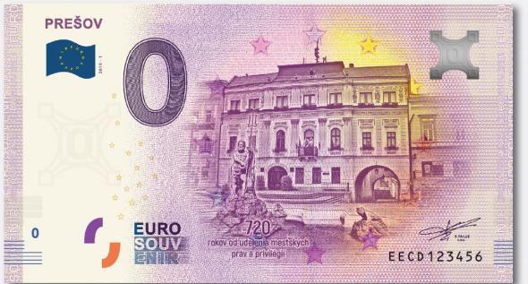 Euro Souvenir bankovka prichádza aj do Prešova Euro Souvenir bankovka prichádza aj do Prešova