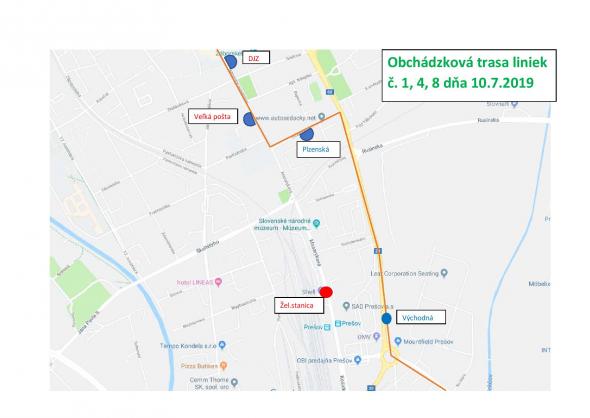 MHD dnes nezastaví na zastávke Železničná stanica MHD dnes nezastaví na zastávke Železničná stanica