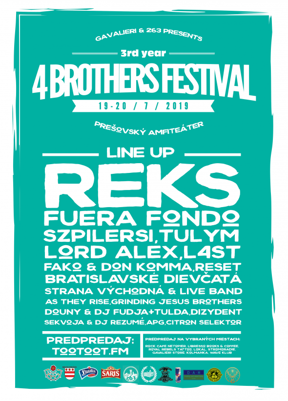Nenechajte si ujsť 4 BROTHERS FESTIVAL na prešovskom amfiteátri Nenechajte si ujsť 4 BROTHERS FESTIVAL na prešovskom amfiteátri