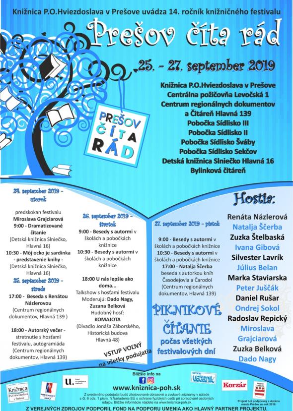Prešov číta rád 2019 Prešov číta rád 2019