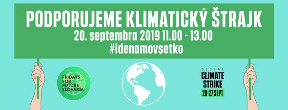 Mesto Prešov podporuje Klimatický štrajk Mesto Prešov podporuje Klimatický štrajk